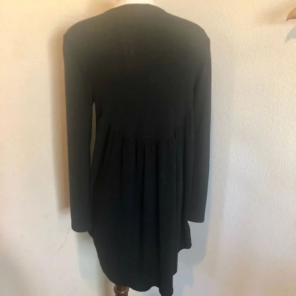 Painted Threads Long Black Cardigan - Picture 5 of 8